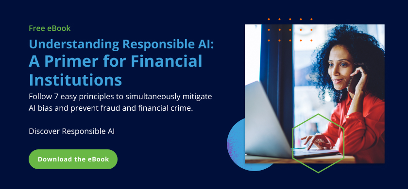 Banner ad for free Feedzai report: Free Report. Understanding Responsible AI: A Primer for Financial Institutions. Download the Report.